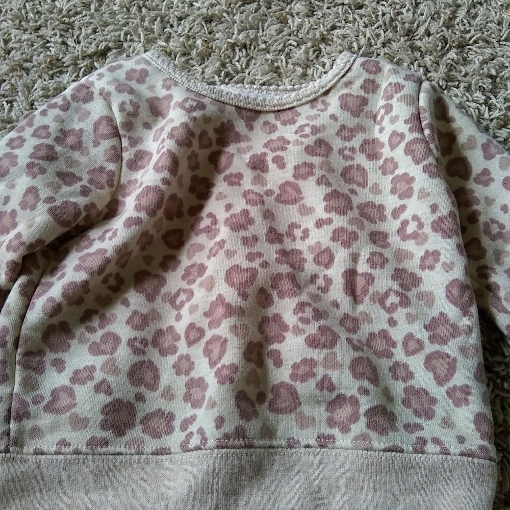 Animal print sweatshirt